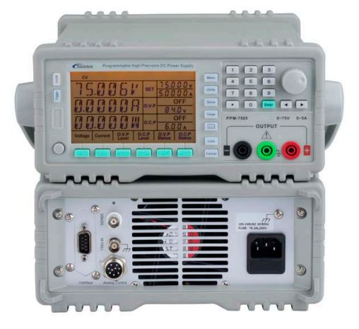 Источник питания постоянного тока программируемый с одним выходом TWINTEX PPM-12001 Амперметры